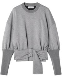 Lanvin - Belted Sweatshirt - Lyst