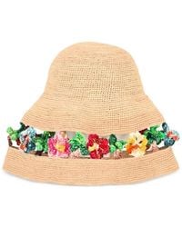 Alanui - Cappello Sea Nomad Con Applicazione A Fiori - Lyst