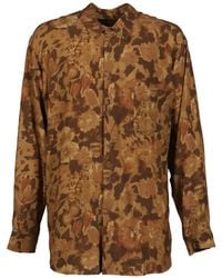 Magliano - Floral-Print Long-Sleeve Shirt - Lyst