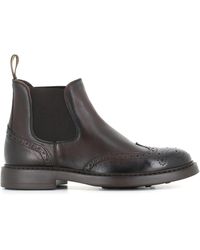 Doucal's - Bottines À Détails De Perforations - Lyst