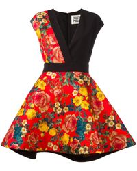 Fausto Puglisi Floral Print Dress - Zwart