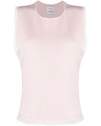 Barrie - Fringe-Trim Top - Lyst