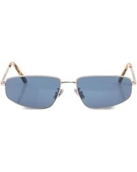 Retrosuperfuture - Isedra Graffiato Sonnenbrille Mit Geometrischem Gestell - Lyst