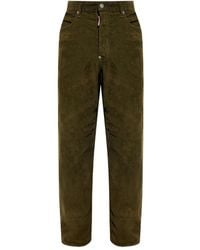DSquared² - Corduroy Straight-Leg Trousers - Lyst