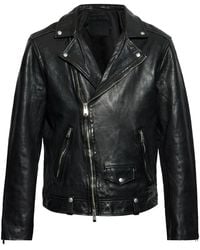 AllSaints - Milo Biker Jacket - Lyst