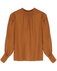 Yves Salomon - Button-Embellishment Blouse - Lyst