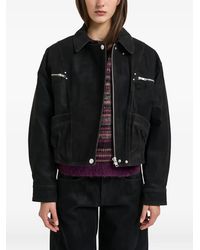 Isabel Marant - Belma Zip-Up Leather Jacket - Lyst
