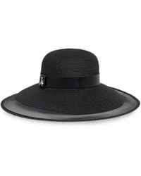Patrizia Pepe - Fly-Plaque Wide-Brim Hat - Lyst
