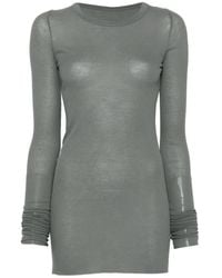Rick Owens - Top A Coste A Maniche Lunghe - Lyst