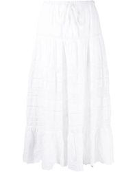 LoveShackFancy - Donna Lace Skirt - Lyst