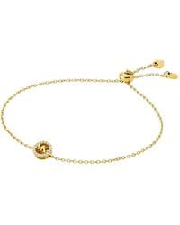 Michael Kors - Logo-Plaque Pavé-Set Bracelets - Lyst