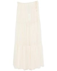 Arcina Ori - Alessandra Tiered Maxi Skirt - Lyst