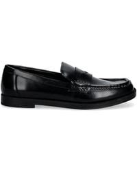 HUGO - Liora Leather Loafers - Lyst
