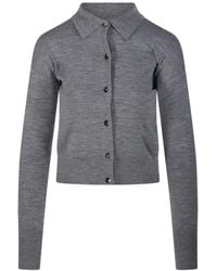 Max Mara - Collared Buttoned Cardigan - Lyst