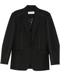 Rohe - Contrast-Stitching Blazer - Lyst