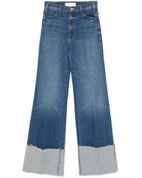 Mother - Hustler Roller Heel Cuff Ray Jeans - Lyst