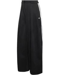 adidas - Pleated Side-Stripe Trousers - Lyst