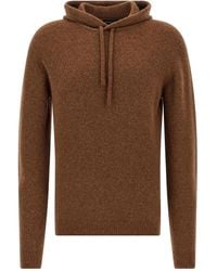 Roberto Collina - Hooded Cuffed-Sleeve Sweater - Lyst
