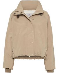 Brunello Cucinelli - Long-Sleeve Down Jacket - Lyst