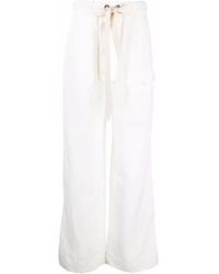 Stella McCartney - Fluid Linen Blend Trousers - Lyst
