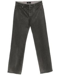 7 For All Mankind - Calie Logo-Patch Straight Jeans - Lyst