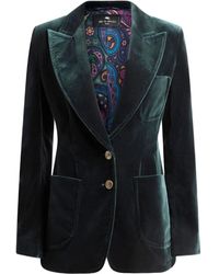 Etro - Single-Breasted Blazer - Lyst