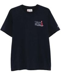 MC2 Saint Barth - Arnott Embroidered Logo-Patch T-Shirt - Lyst