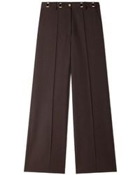 Sandro - Belted Straight-Leg Trousers - Lyst