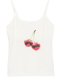 Willy Chavarria - Cherry Cholita Cherry-Print Camisole Top - Lyst