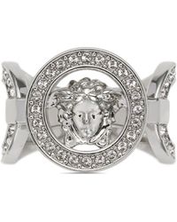 Versace - Medusa '95 Crystal-embellished Ring - Lyst
