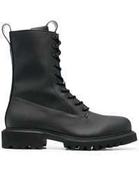 Rains - Show Lace-up Combat Boots - Lyst
