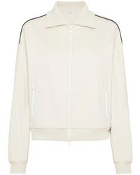 Brunello Cucinelli - Monili-Embellished Track Jacket - Lyst