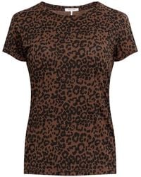 Rag & Bone - Animal-Print T-Shirt - Lyst