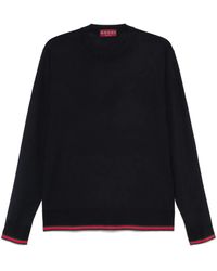 Gucci - Wollen Trui Met Web-Afwerking - Lyst