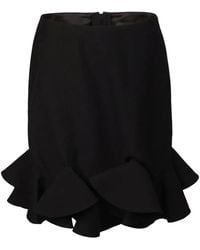 Valentino Garavani - Ruffled Skirt - Lyst