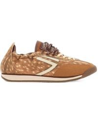 PURAAI - Panther Animal-Print Low-Top Sneakers - Lyst