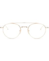 Thom Browne - Round-Frame Glasses - Lyst