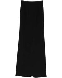 Tom Ford - Jupe En Crêpe De Soie À Taille Haute - Lyst