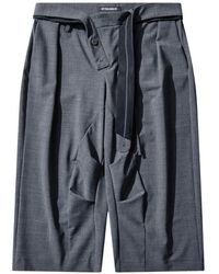 OTTOLINGER - Asymmetric Strapped Shorts - Lyst