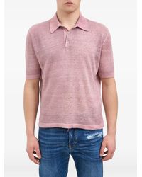 Avant Toi - Hand-Painted Short-Sleeve Polo Shirt - Lyst