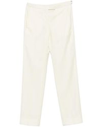 McQueen - Pressed-Crease Tailored Trousers - Lyst