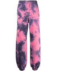 Off-White c/o Virgil Abloh - Diag-stripe Tie-dye Track Pants - Lyst