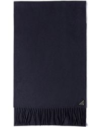 Prada - Sciarpa Con Placca Logo - Lyst