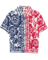 FARM Rio - Camicia A Fiori Con Maniche Corte - Lyst