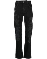Givenchy - Vaqueros Rectos Con Efecto Envejecido - Lyst