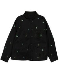 JNBY - Floral-Embroidered Long-Sleeve Jacket - Lyst