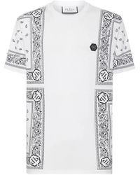 Philipp Plein - Paisley-Print T-Shirt - Lyst