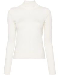 Chloé - Maglione A Collo Alto Con Ricamo - Lyst
