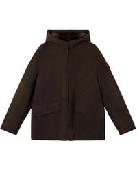 Stone Island - Zip-up Hooded Jacket - Lyst