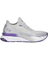 EA7 - Crusher Distance Sonic Knit Sneakers - Lyst